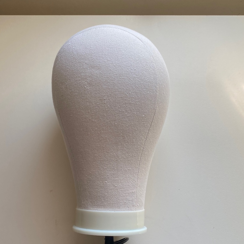 🌻White Canvas Mannequin Head